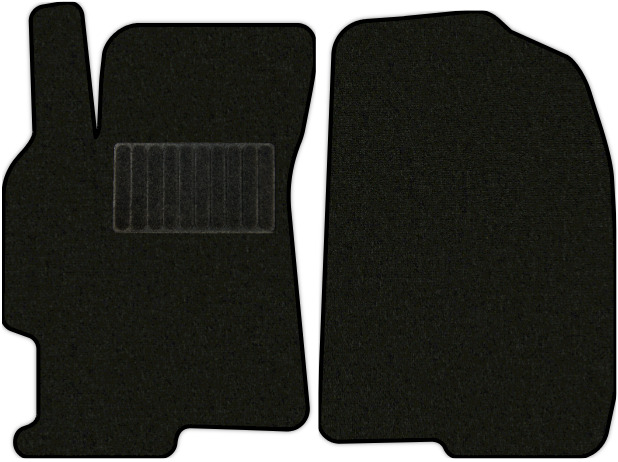 Коврики текстильные "Стандарт" для Mazda 6 (седан / GH) 2007 - 2010, черные, 2шт.