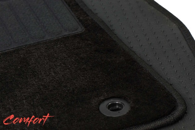 Коврики текстильные "Комфорт" для Land Rover Discovery V (suv / L462) 2016 - Н.В., черные, 3шт.