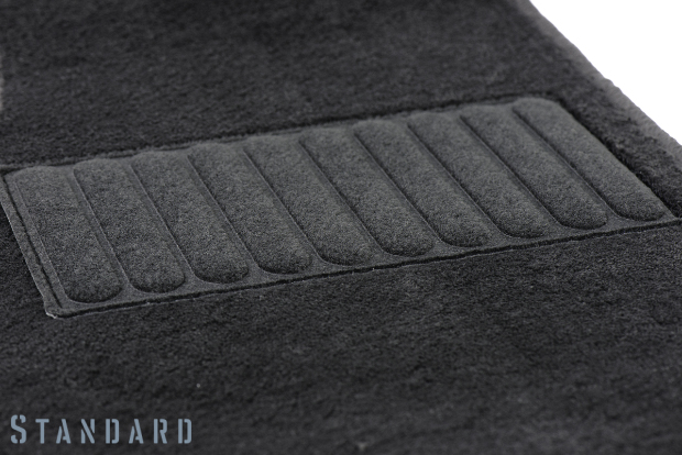 Коврики текстильные "Стандарт" для Лада Веста (универсал / SW) 2015 - Н.В., черные, 5шт.