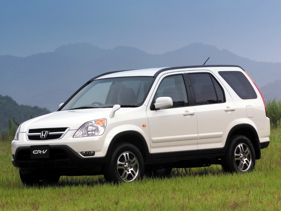 Коврики ЭВА "EVA ромб" для Honda CR-V (suv / RD5) 2001 - 2004, черные, 3шт.