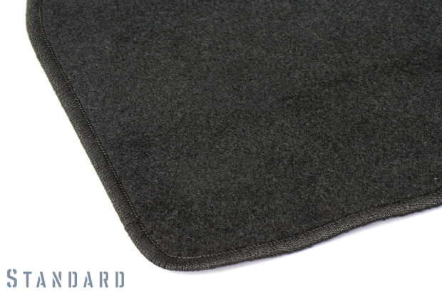 Коврики текстильные "Стандарт" для Kia Rio III (хэтчбек 5 дв / QB) 2012 - 2015, черные, 5шт.
