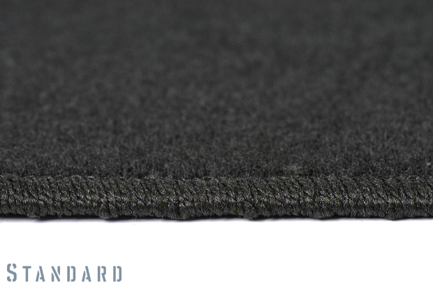 Коврики текстильные "Стандарт" для Mercedes-Benz E-Class (седан, гибрид / W212) 2013 - 2015, черные, 5шт.