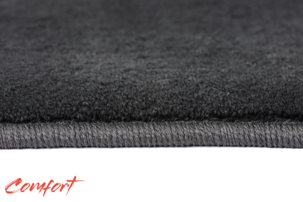 Коврики текстильные "Комфорт" для Toyota Corolla (седан / NRE150, ZRE151 ) 2010 - 2013, темно-серые, 5шт.